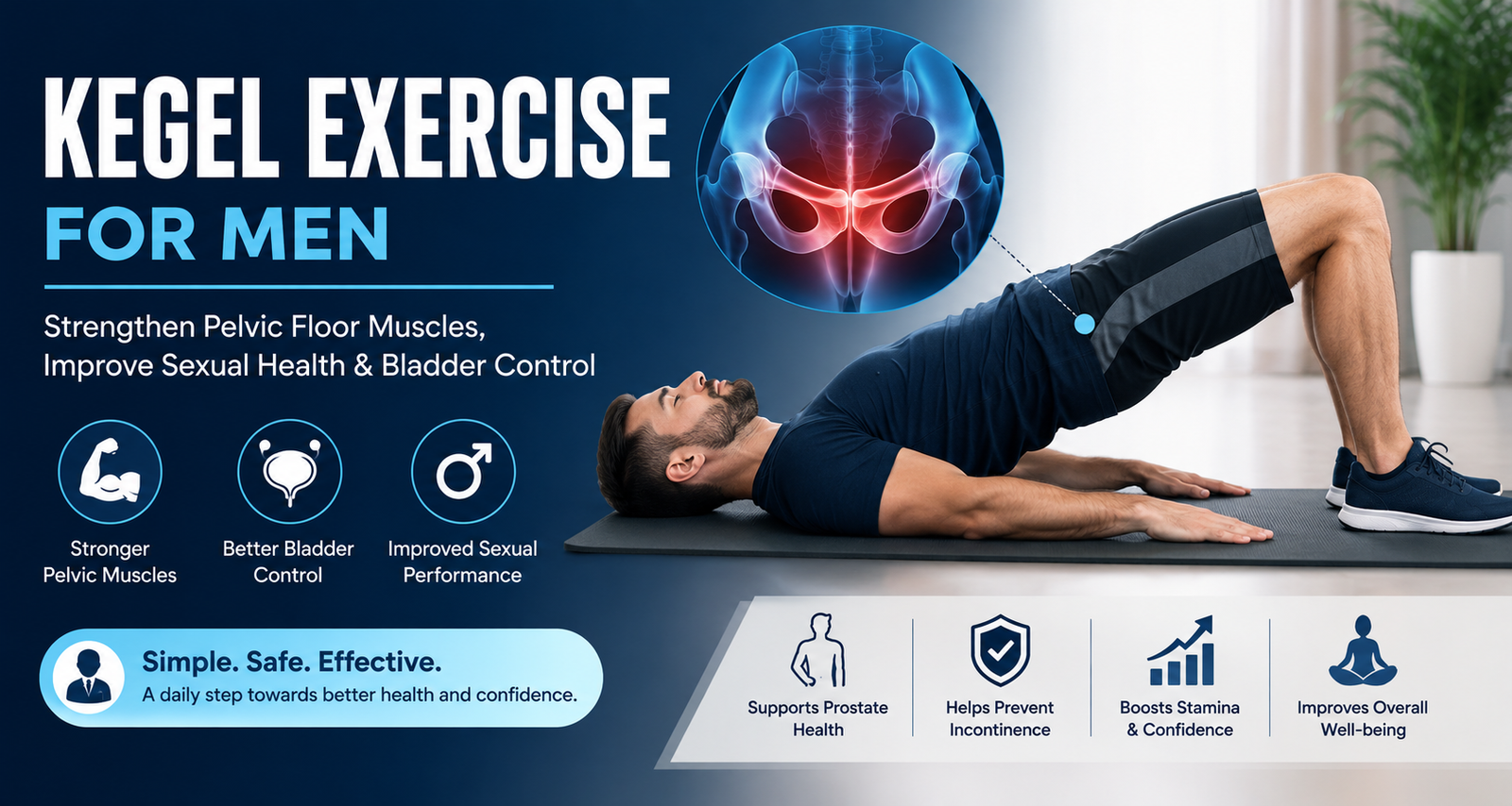 Kegel Exercise for Men: Benefits, Steps & How It Improves Sexual Health