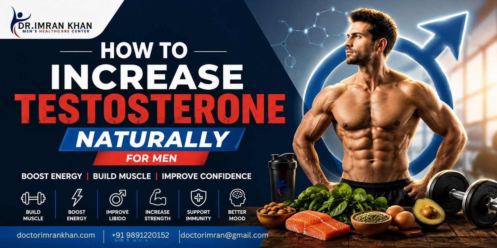 How to Increase Testosterone Naturally in Men