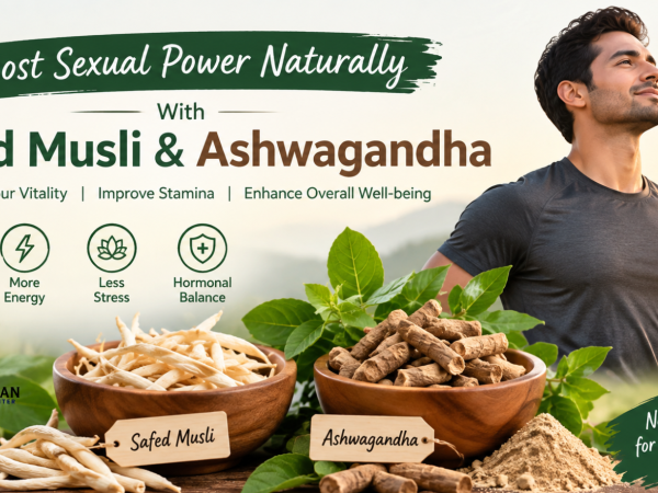 Boost Sexual Power Naturally With Safed Musli & Ashwagandha
